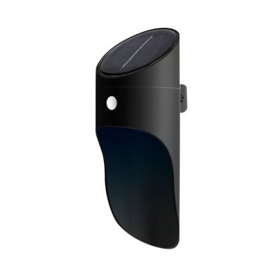 ZIDNA SOLARNA svjetiljka crna 0.5W IP44