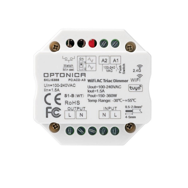 LED Triac RF & WiFI Dimmer