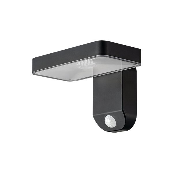 ZIDNA SOLARNA svjetiljka s PIR senzorom kvadratna 9W IP44