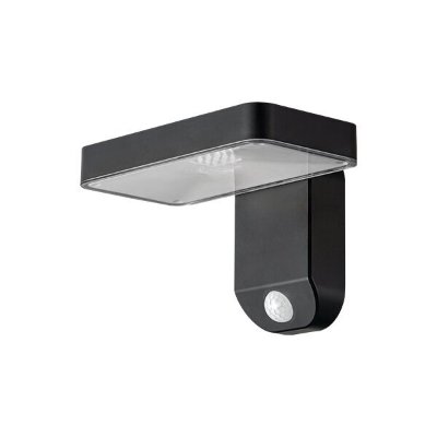 ZIDNA SOLARNA svjetiljka s PIR senzorom kvadratna 9W IP44