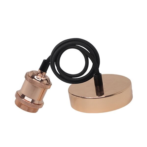 VINTAGE rose gold visilica s grlom E27