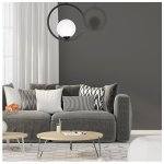 Visilica BOSTON crna E14 - slika 3
