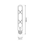 LED ŽARULJA E27 T30 4W 2700K Amber - slika 3