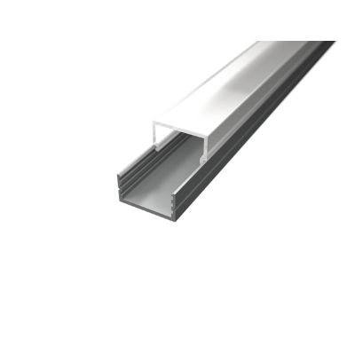 Aluminijski profil 9 NADGRADNI 10.1mm x 19.8mm - 2m