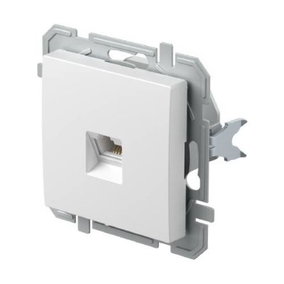 TEM bijela mrežna utičnica RJ45 CAT6 LOGIQ