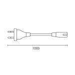 Kabel za napajanje 0,75mm 2 pina 1m - slika 2