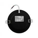 LED PANEL CRNI UGRADBENI 6W OKRUGLI 4000K - slika 2