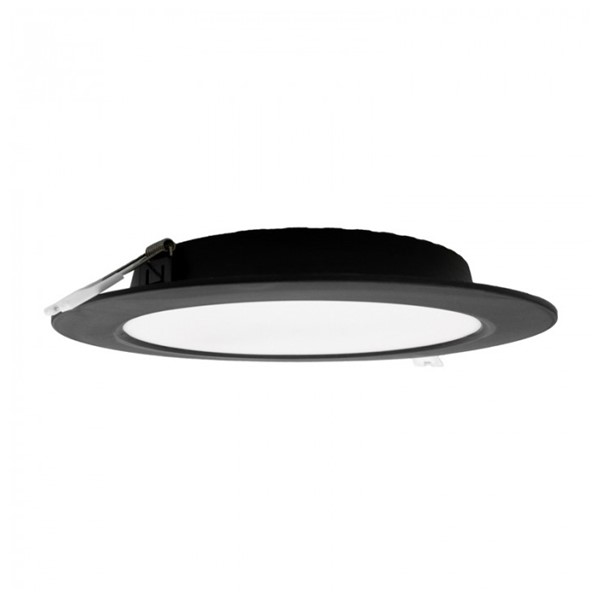 LED PANEL CRNI UGRADBENI 18W OKRUGLI 4000K