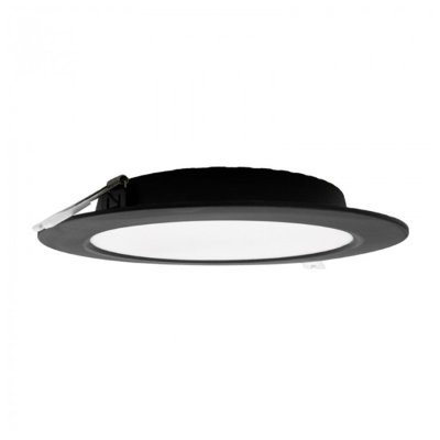 LED PANEL CRNI UGRADBENI 18W OKRUGLI 4000K