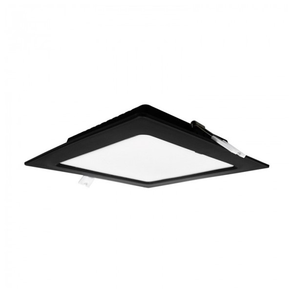 LED PANEL CRNI UGRADBENI 12W KVADRATNI 4000K