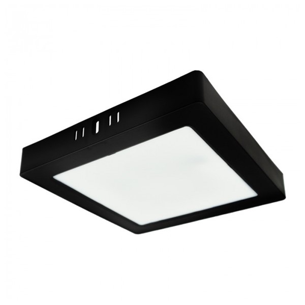 LED PANEL CRNI NADGRADNI 18W KVADRATNI 4000K