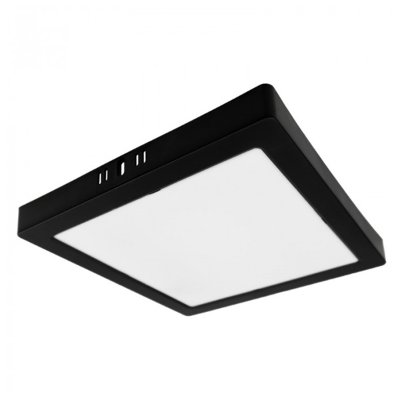 LED PANEL CRNI NADGRADNI 24W KVADRATNI 4000K