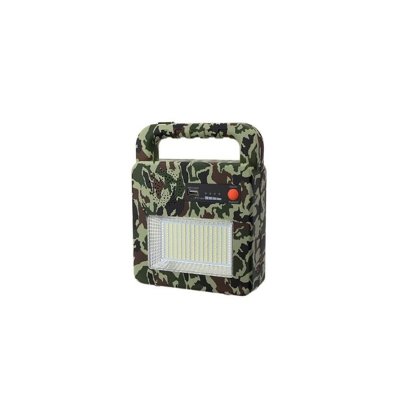 LED solarni reflektor prijenosni + bluetooth zvučnik + punjač
