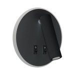 OTELLO LED C 6W+3W CRNA S DVA PREKIDAČA - slika 1