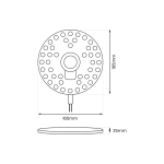 LED modul za plafonjeru 20W 3000K Fi165 - slika 2