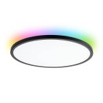 LED stropna svjetiljka crna 18W CCT+RGB s daljinskim - slika 3