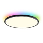 LED stropna svjetiljka crna 18W CCT+RGB s daljinskim - slika 4