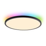 LED stropna svjetiljka crna 32W CCT+RGB s daljinskim - slika 5