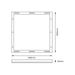OKVIR ZA LED PANEL 60x60cm Backlit - slika 4