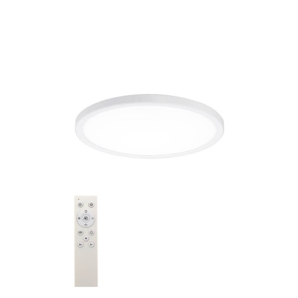 LED stropna svjetiljka bijela 18W CCT+RGB s daljinskim