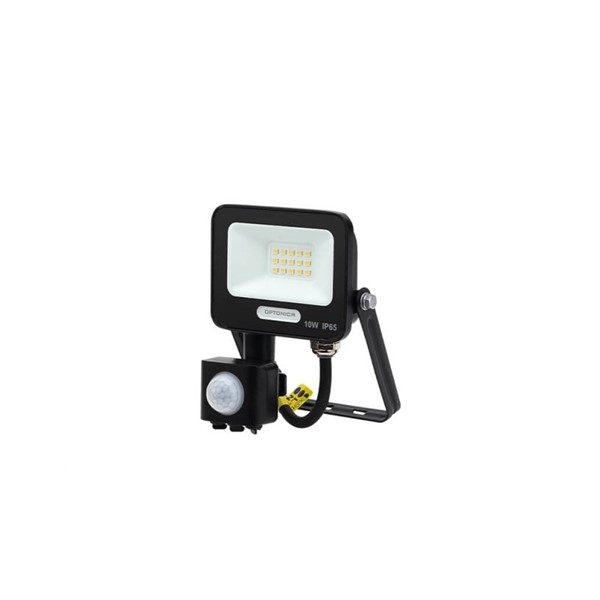 LED reflektor SMD crni 10W - senzor IP65