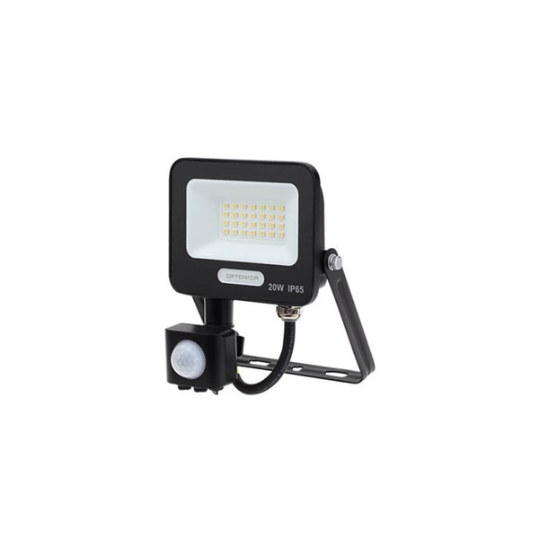 LED reflektor SMD crni 20W - senzor IP65