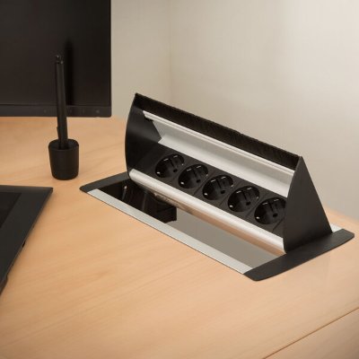 Izvlačna utičnica 5x šuko 3500W 16A 20448