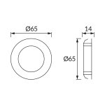 ROLO LED C ugradbena svjetiljka bijela 1.9W fi 65mm - slika 3