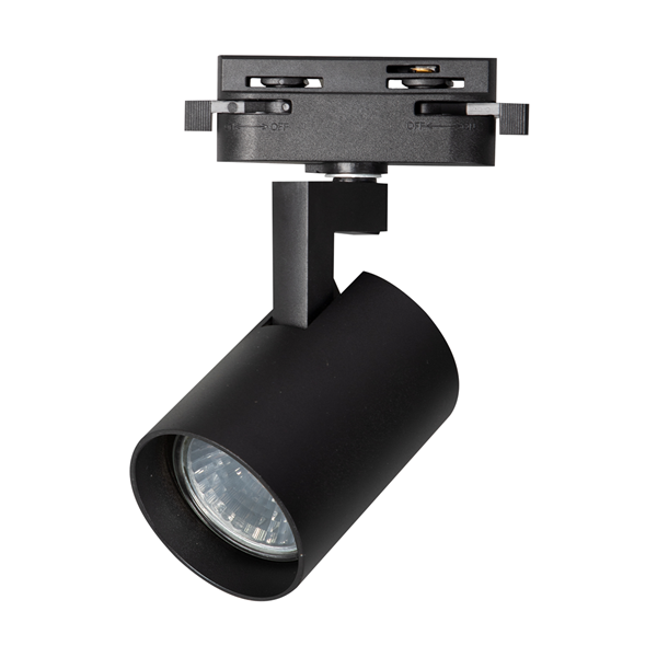GU10 tračni LED reflektor monofazni crni VOLF
