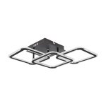 LED stropna svjetiljka crna 45W CCT s daljinskim upravljačem - slika 1