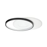 LED stropna svjetiljka crno bijela 54W CCT s daljinskim upravljačem - slika 1