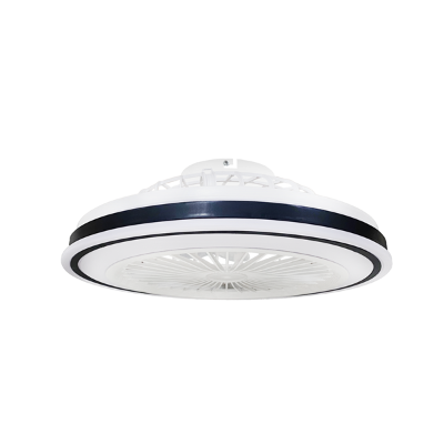 LED stropna svjetiljka CCT 36W crna s ventilatorom i daljinskim upravljačem