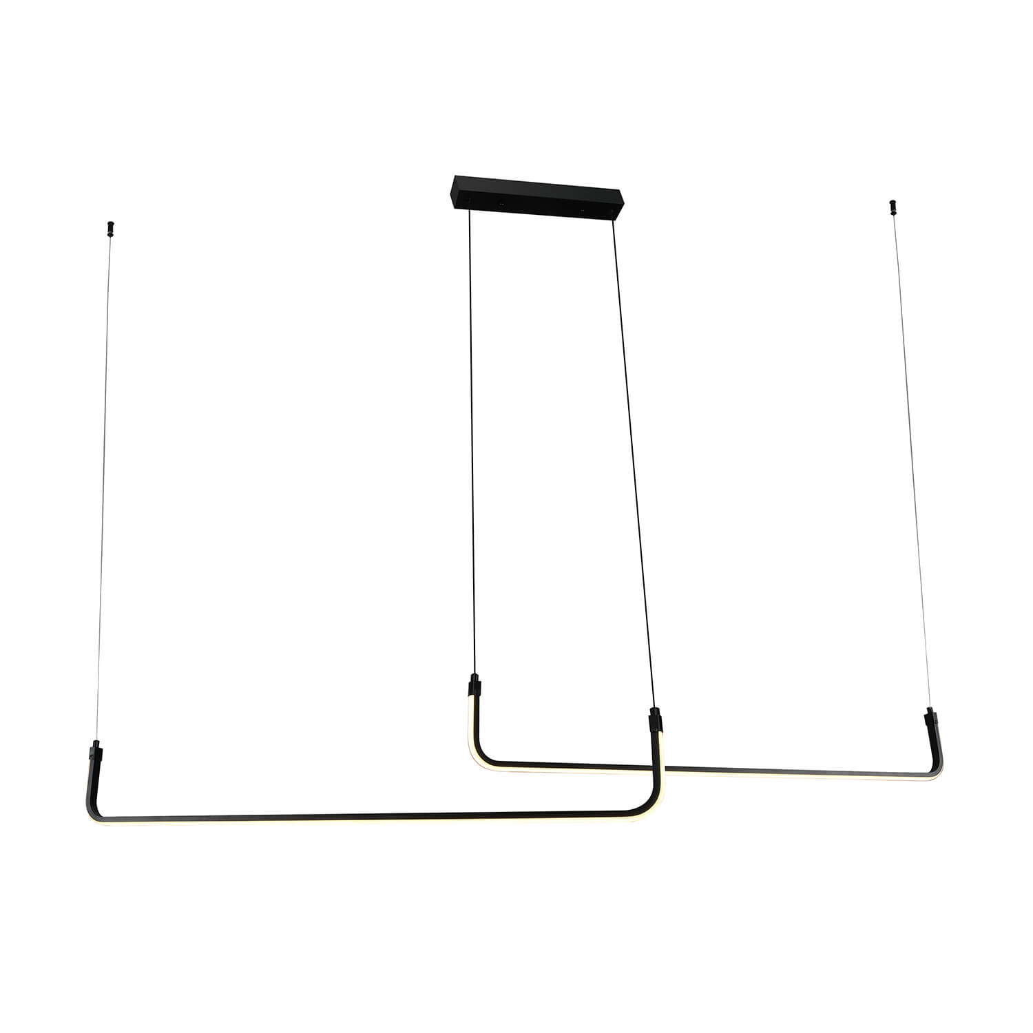LED visilica 25W crna 3000K OPTONICA toplo bijela 19041