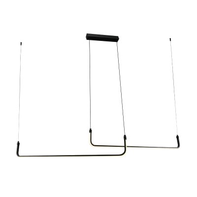 LED visilica 25W crna 3000K