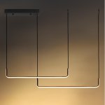 LED VISILICA 25W crna 3000K - slika 2