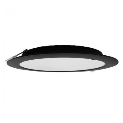 LED PANEL CRNI UGRADBENI 24W OKRUGLI 4000K