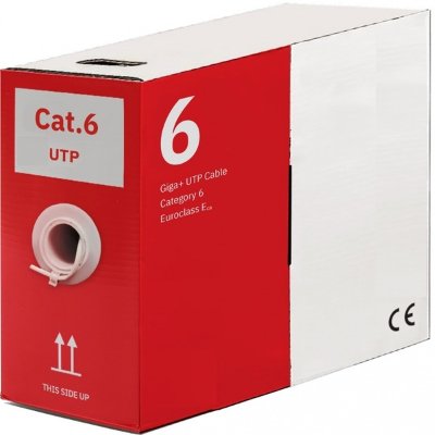 Kabel U/UTP Cat.6 4x2xAWG23 PVC 305m