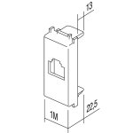 ADAPTER KeyStone RJ11/RJ45 1M SB - slika 2