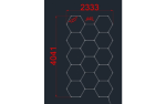 LED Hexagon SET 14HEXS 456W - slika 2