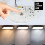 LED plafonjera CCT 36 W bijela/taupe OPTONICA 12805