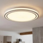 LED plafonjera CCT 36 W bijela/srebrna OPTONICA 12803