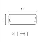 Napajanje ultra tanko NANO-S 48W 12V 93x34x13mm OPTONICA 6172