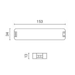 Napajanje ultra tanko NANO-S 150W 200W 12V 153x34x13mm OPTONICA 6175 6176
