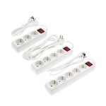 Produžni kabel 3/4/5 utičnica 1,5 m 16 A s prekidačem 7607 7609 7611 OPTONICA