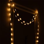 LED Božićne magic lampice djed mraz 50 LED toplo bijela 5 m ECO LIGHT ML61601