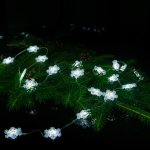 LED Božićne magic lampice pahuljice 50 LED hladno bijela 5 m 6500k ECO LIGHT ML61603