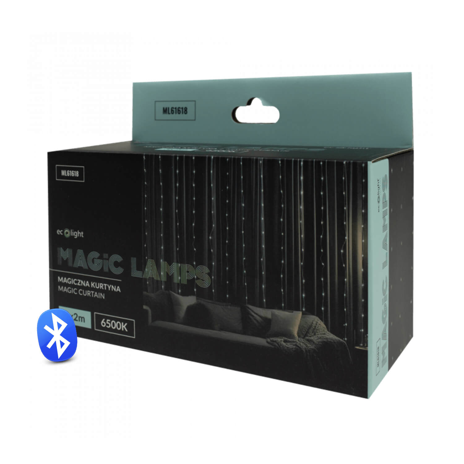 LED Božićna magic zavjesa 400 LED - hladno bijela 3x2 m ECO LIGHT ML61618