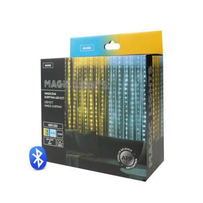 LED Božićna magic zavjesa 600 LED CCT 3x3 m