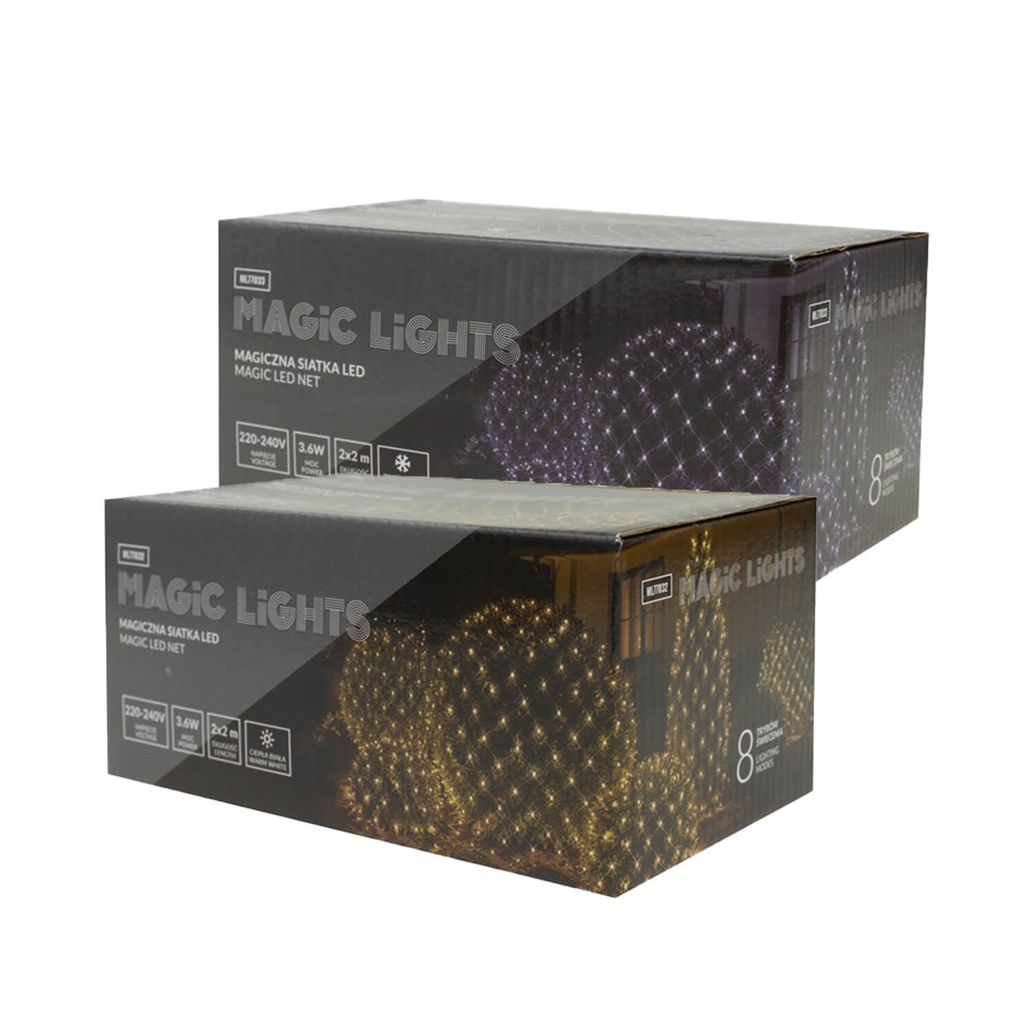 LED Božićna magic mreža 160 LED 2x2 m