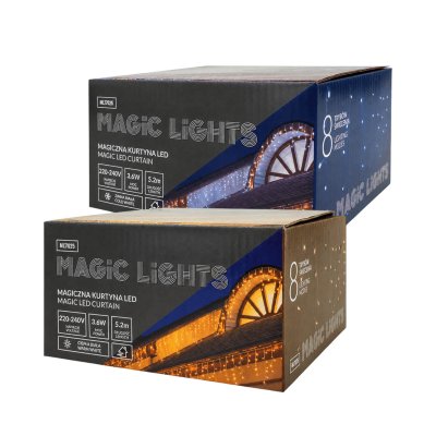 LED Božićna magic zavjesa 150 LED 5,2 m